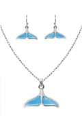 ( Z192 )  SEALIFE  SEAGLASS NECKLACE - MERMAID TAIL