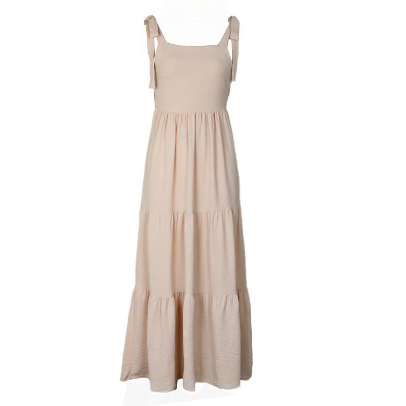 Women's Elegant Backless Slip Dress – Sleek Open Back Evening Dress