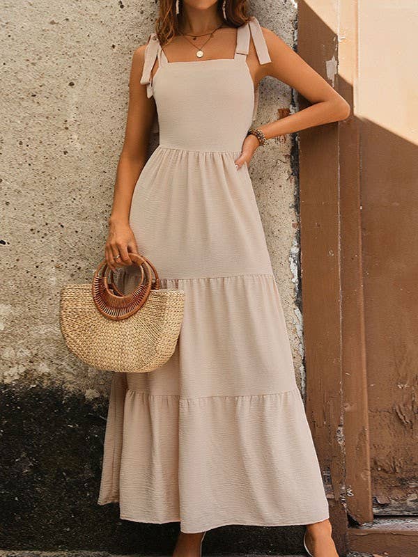 Women's Elegant Backless Slip Dress – Sleek Open Back Evening Dress