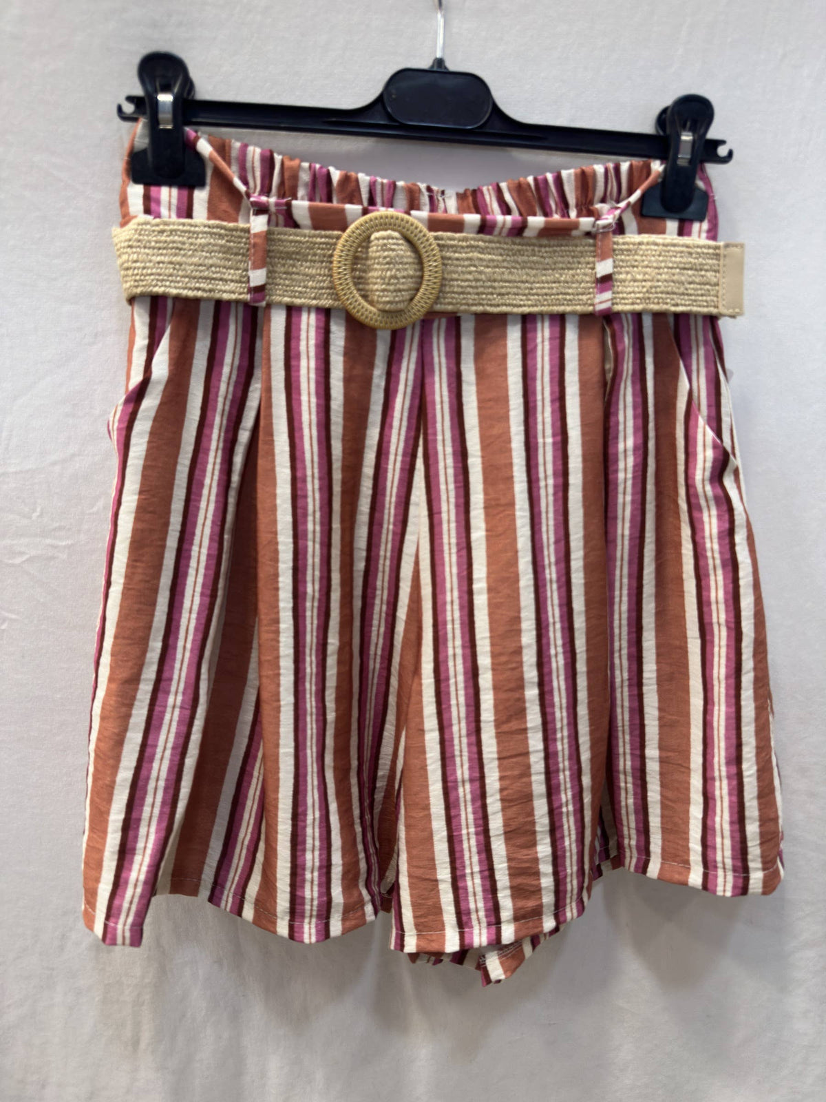 Multicolored Striped Shorts Rosewood 26379