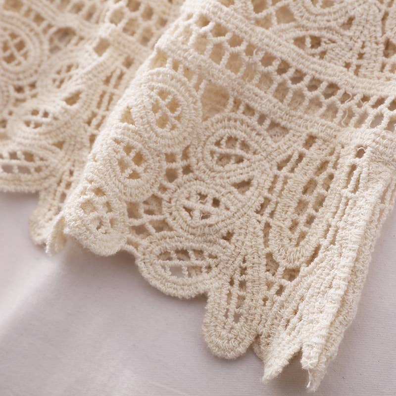 Bohemia Crochet Lace v-neck tank top