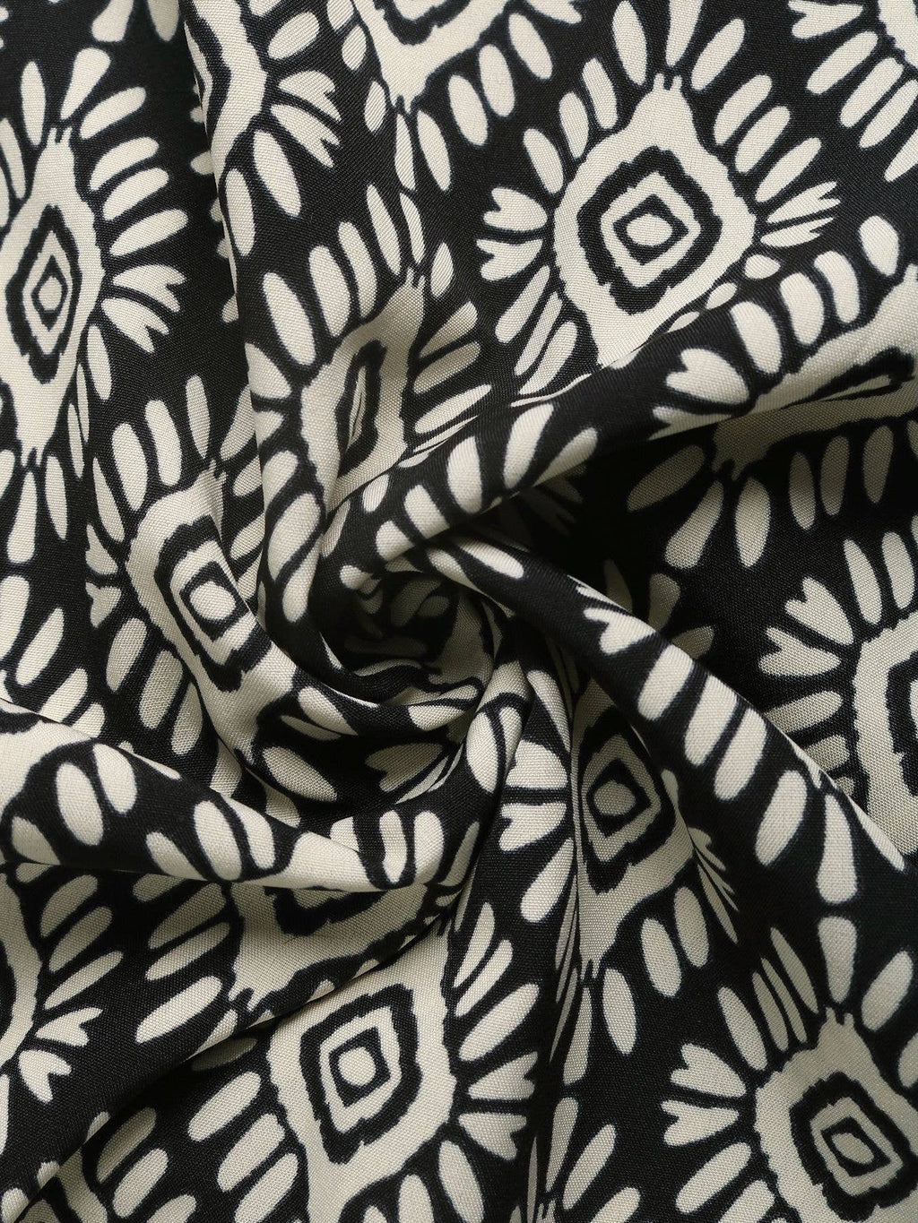 Ethnic Print Bandeau Romper